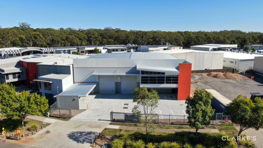 Industrial warehouse Clarkes Design and Construct Gold Coast Commercial Builders